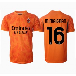 AC Milan Mike Maignan #16 Målmand Replika Udebanetrøje 2024-25 Kortærmet
